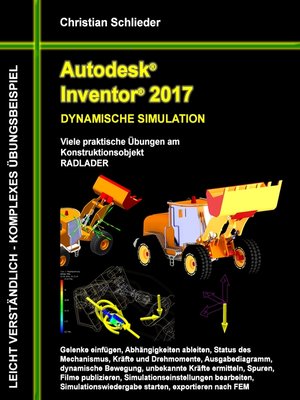 cover image of Autodesk Inventor 2017--Dynamische Simulation